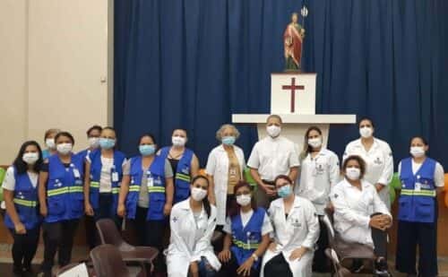 REGIAO IPIRANGA Ponto de Vacinacao contra a COVID  no Santuario Sao Judas Tadeu creditos PASCOM Santuaio Sao judas Tadeu