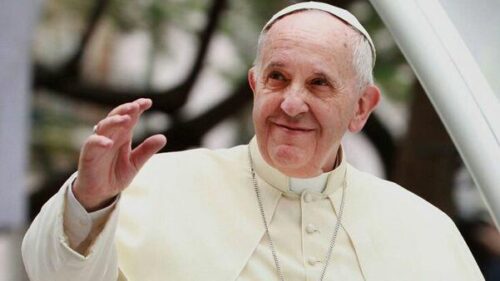 video com mensagem do papa sera projetado no convento  article
