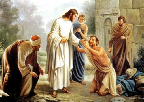 jesus heals blind man
