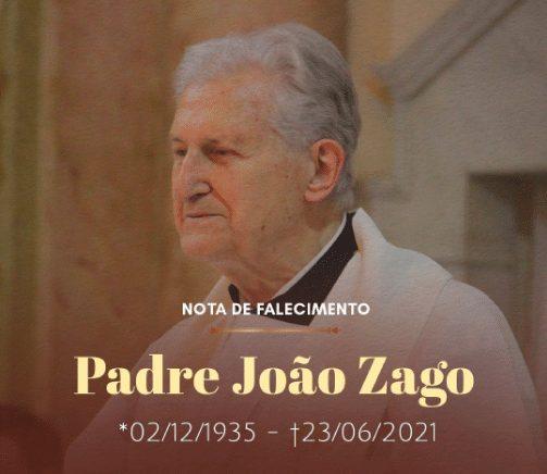 Morre aos 85 anos o Padre João Afonso Zago, Jornal O São Paulo