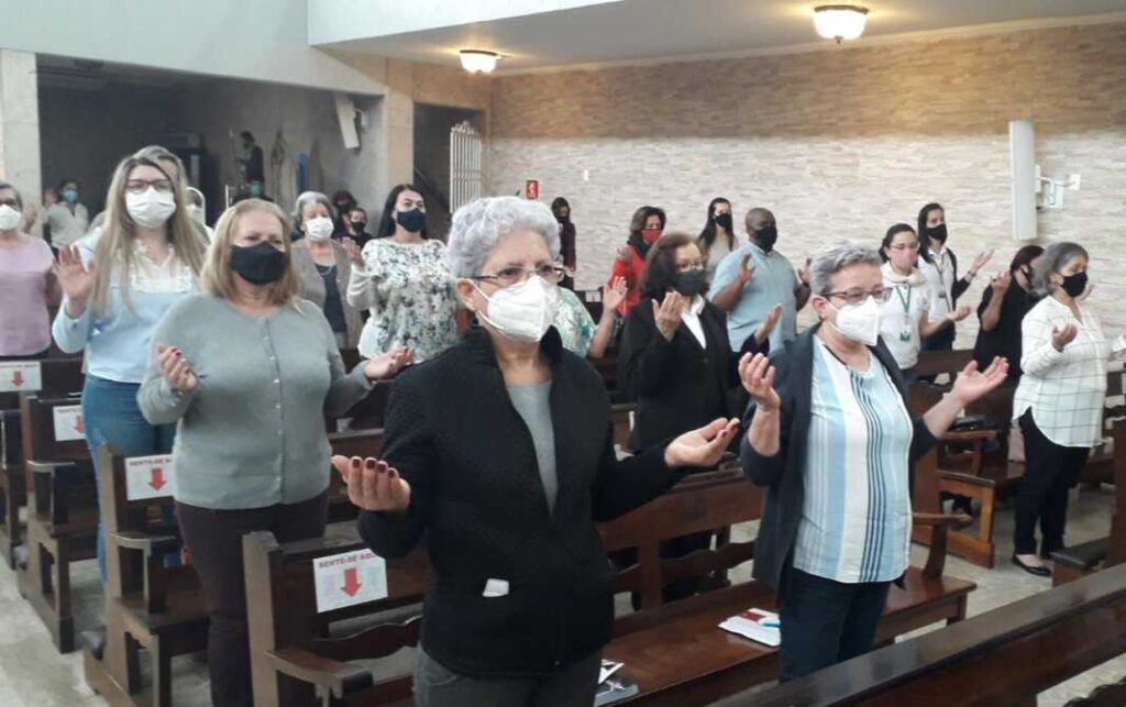 Secretários participam de peregrinação e missa na Região Ipiranga