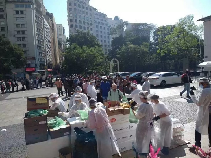 Na pandemia, a Igreja em São Paulo estende a mão a quem mais precisa, Jornal O São Paulo