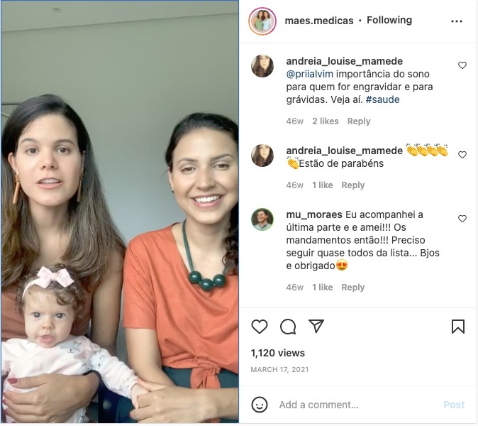 Mães, médicas e influencers, Jornal O São Paulo