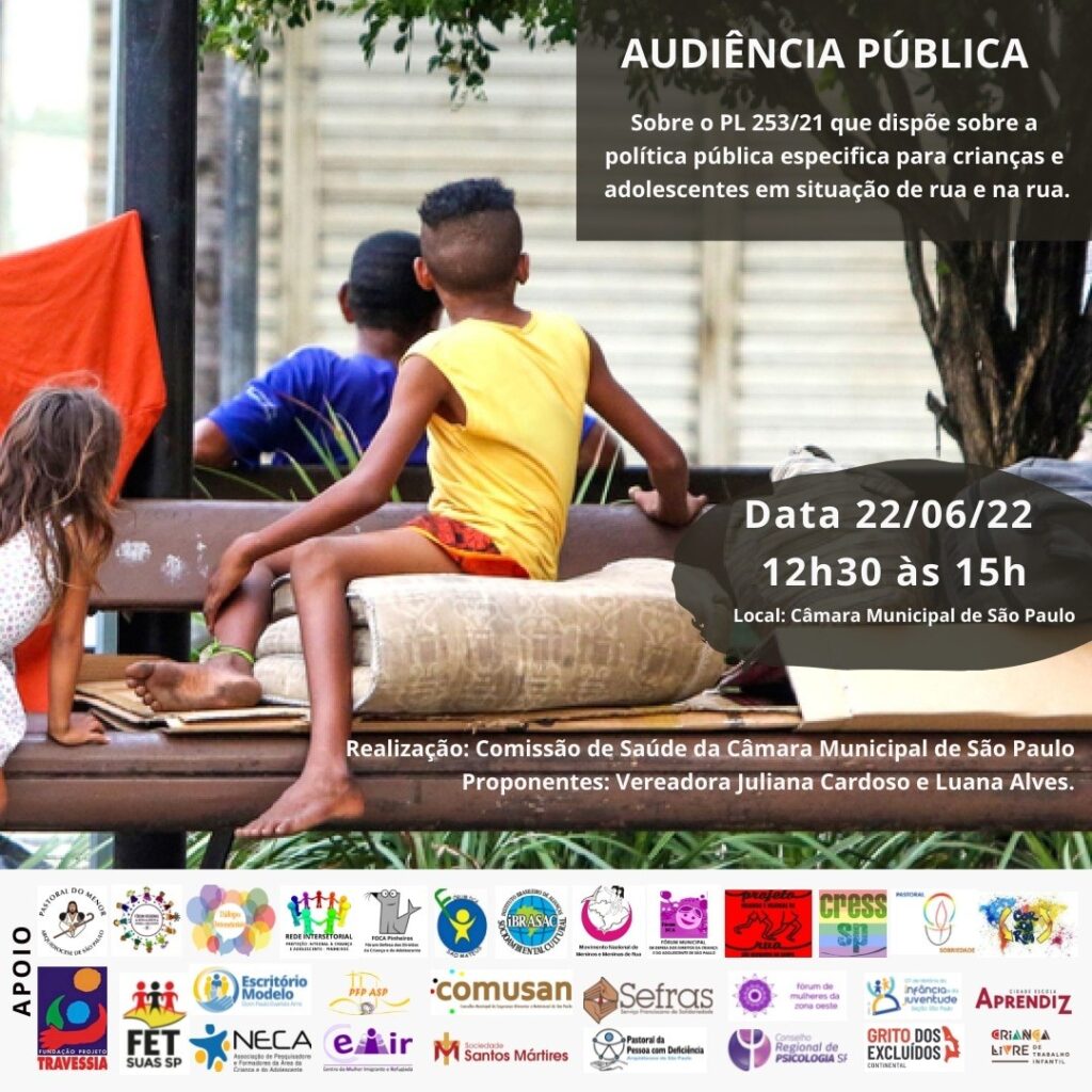 Câmara Municipal discute políticas de atenção a crianças em situação de rua, Jornal O São Paulo