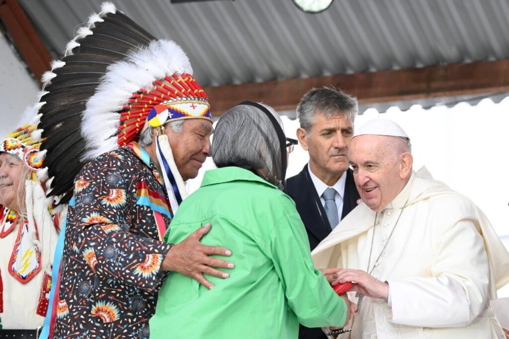 Papa no Canadá: a Igreja é casa de reconciliação