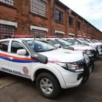 Defesa Civil do Estado recebe 20 novas viaturas para municípios da região de Piracicaba
