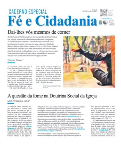 Confira a mais recente edição do caderno Fé e Cidadania - Jornal O São Paulo
