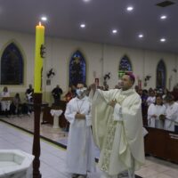 Missa da Páscoa da Ressurreição é presidida por Dom Cícero no Parque São Rafael