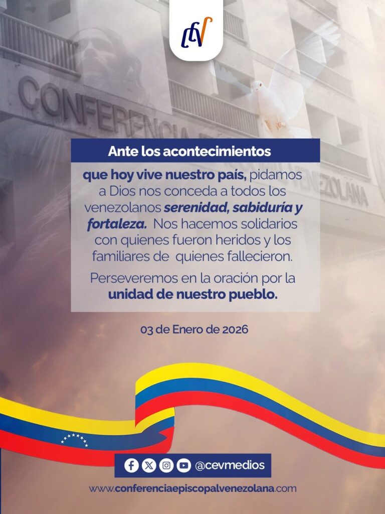 Papa: ‘O bem do amado povo venezuelano deve prevalecer acima de qualquer outra consideração’ - Jornal O São Paulo