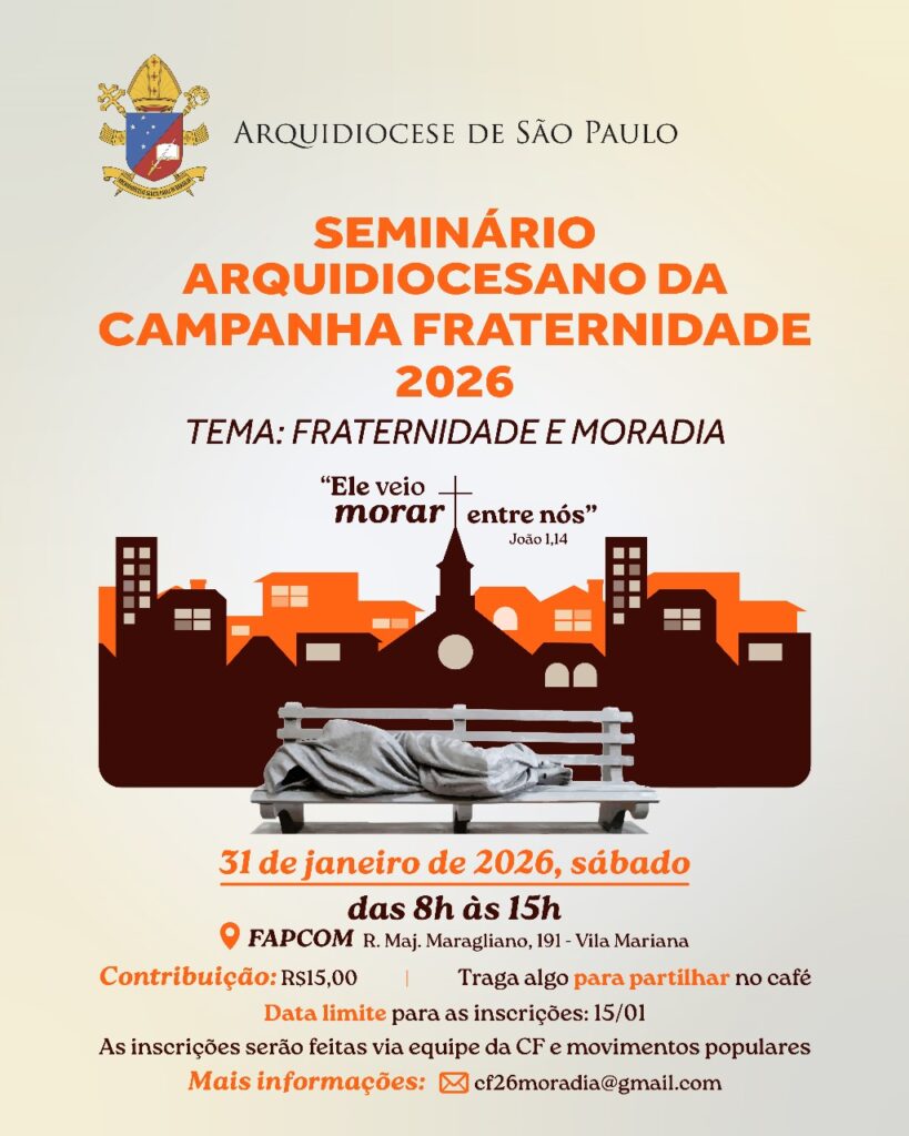 Arquidiocese promove Seminário de preparação para a Campanha da Fraternidade 2026 - Jornal O São Paulo