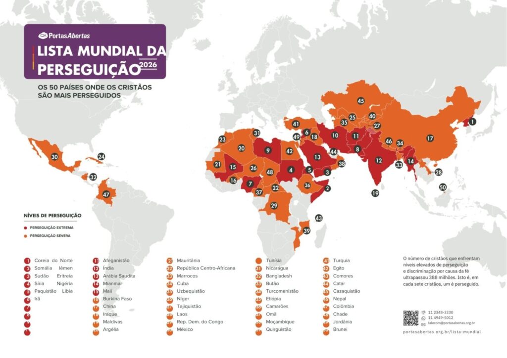 Mais de 388 milhões de cristãos são perseguidos no mundo  - Jornal O São Paulo