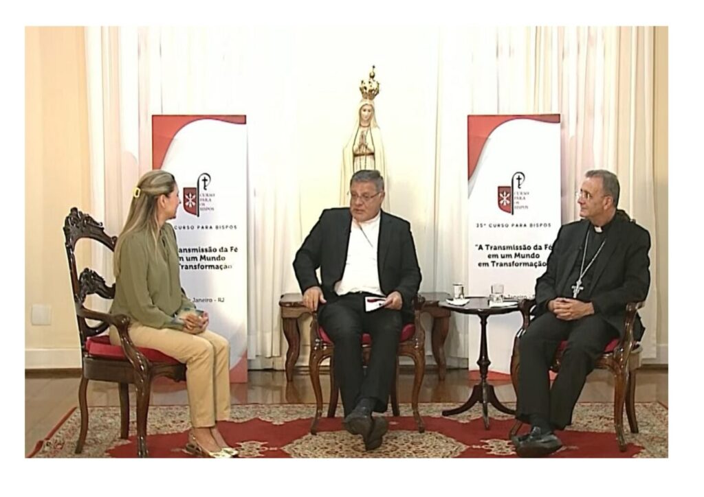 Dom Carlos Lema participa do programa ‘Diálogo dos Bispos’ durante curso do episcopado - Jornal O São Paulo