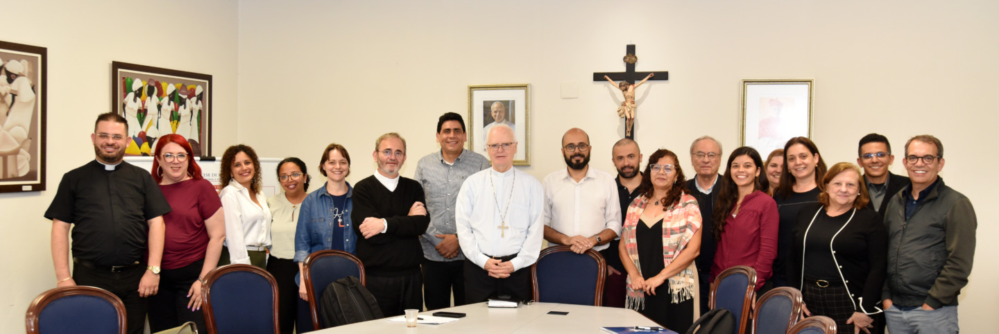 A comunicadores, Dom Odilo lembra que a missão da Pascom é gerar comunhão na Igreja - Jornal O São Paulo