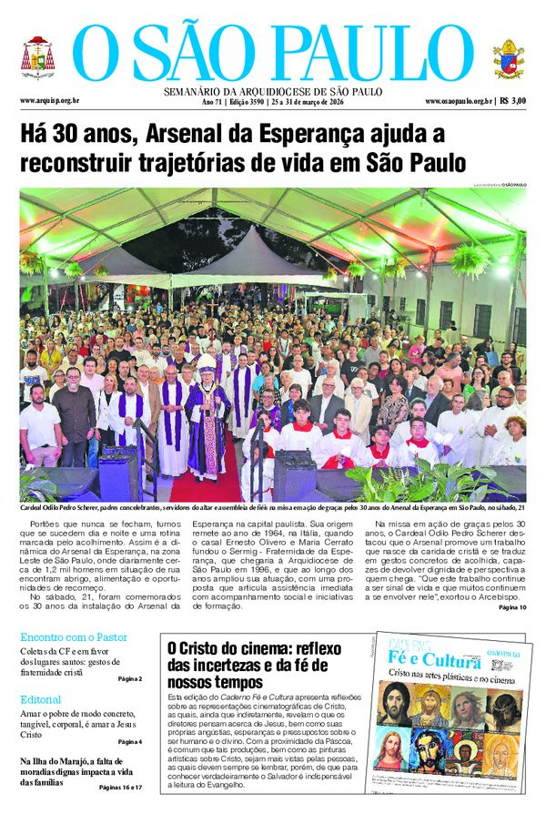 25 de março de 2026 - Jornal O São Paulo