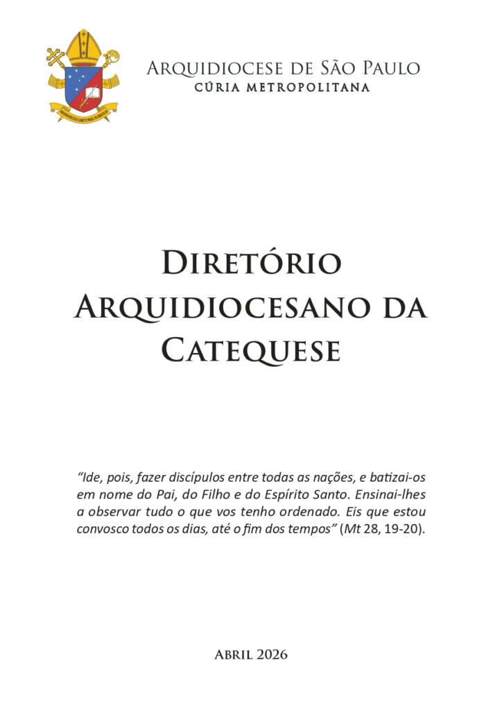 Cardeal Scherer promulga o Diretório Arquidiocesano da Catequese