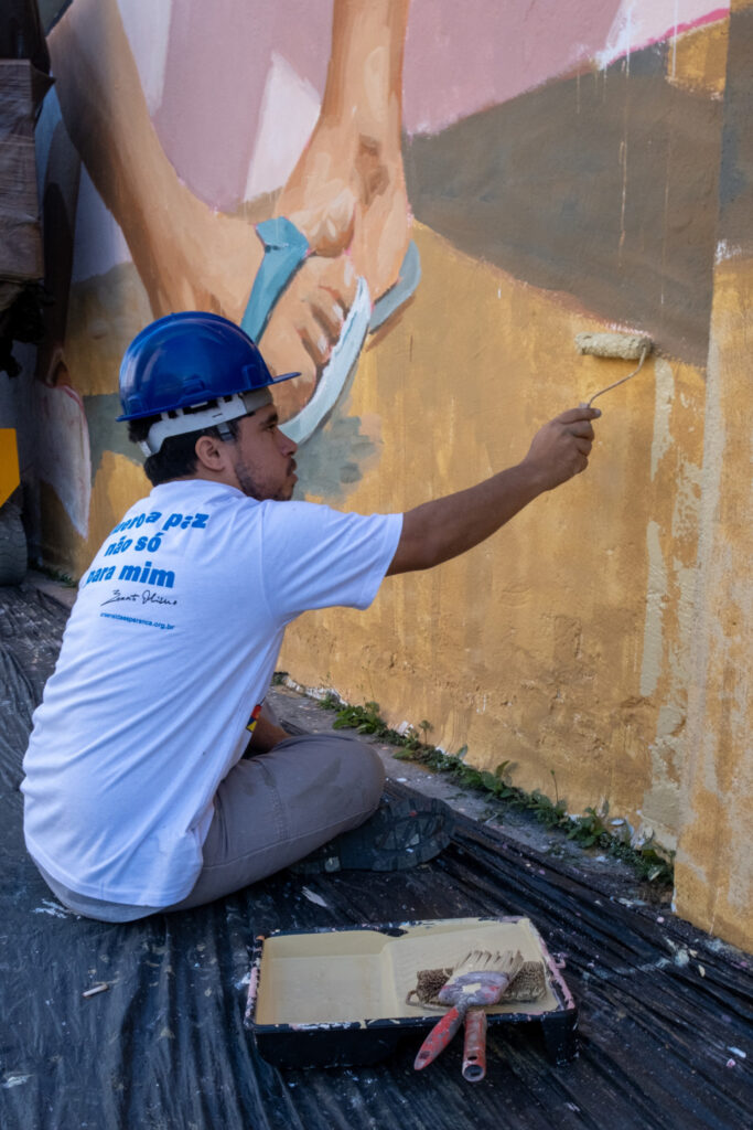 Arte urbana ‘Acolhida’ é inaugurada no Arsenal da Esperança - Jornal O São Paulo