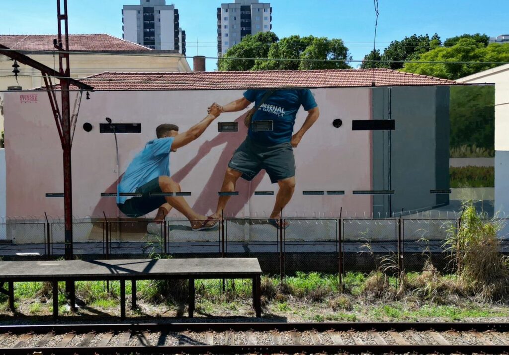 Arte urbana ‘Acolhida’ é inaugurada no Arsenal da Esperança - Jornal O São Paulo