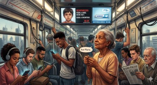 No metrô, um rosto  - Jornal O São Paulo