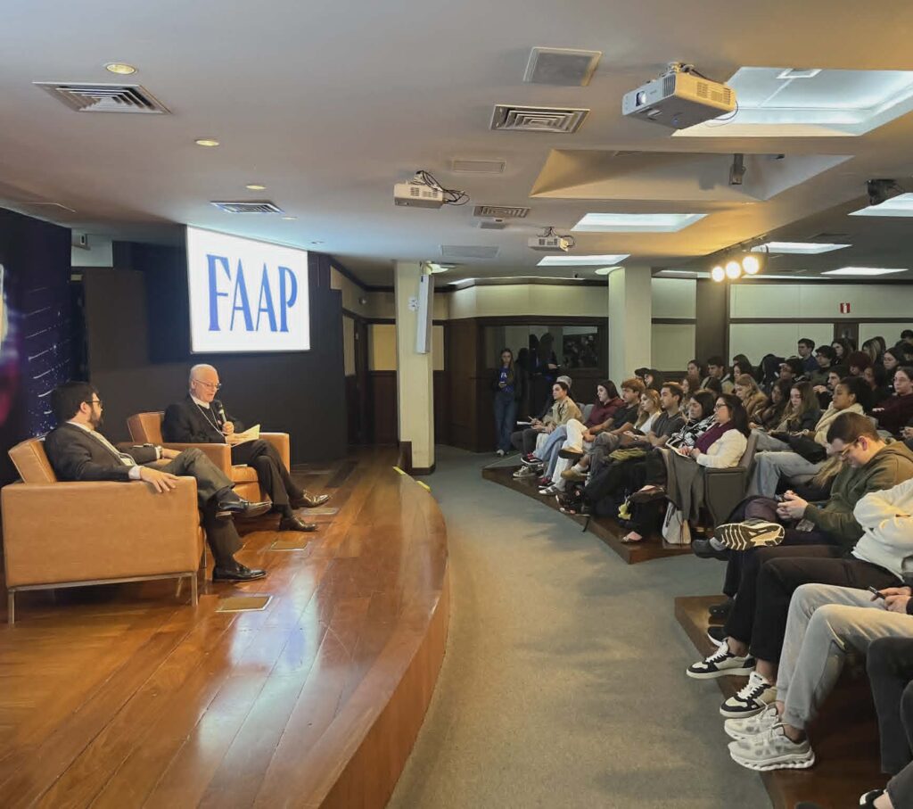 Em conferência na Faap, Dom Odilo Scherer destaca a tradição da Igreja na promoção da paz