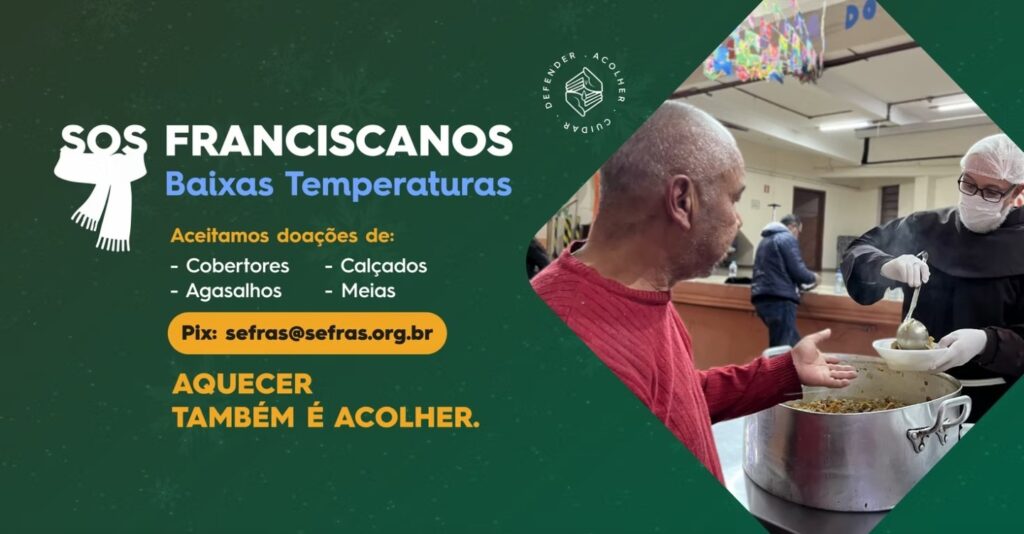 Baixas temperaturas em SP: ajude os projetos da Igreja em prol dos ‘irmãos de rua’ - Jornal O São Paulo
