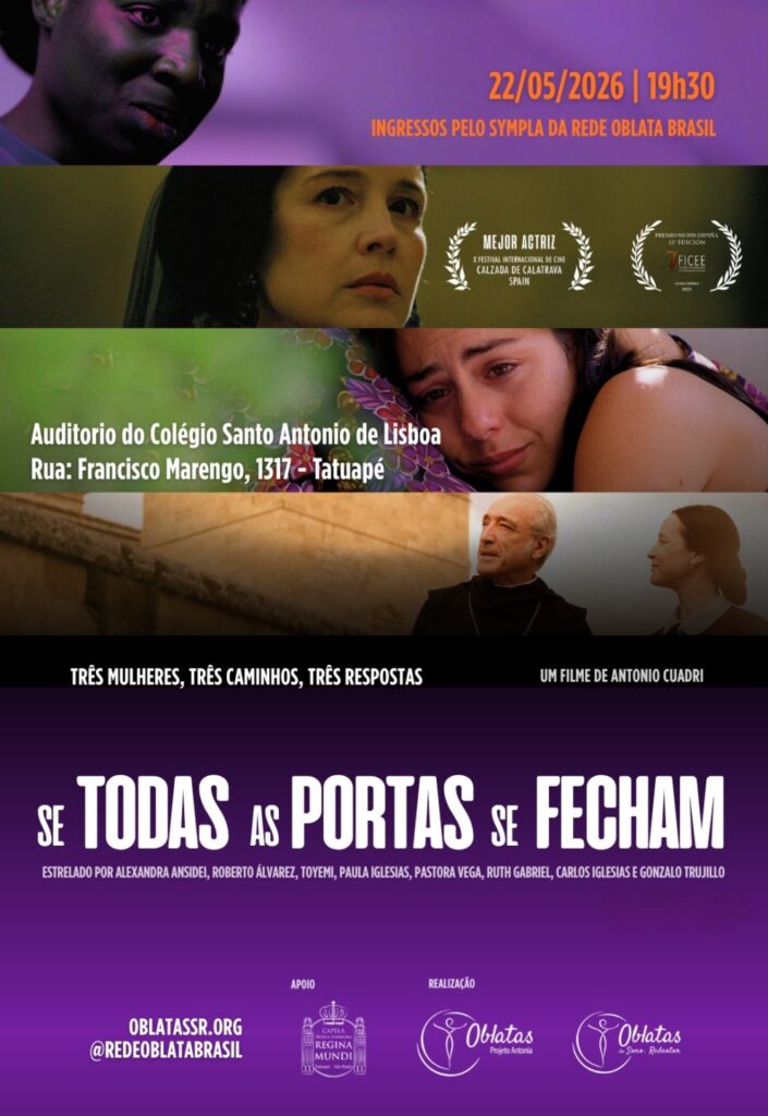 No dia 22, congregação religiosa lançará a versão dublada do filme ‘Se todas as portas se fecham’ - Jornal O São Paulo