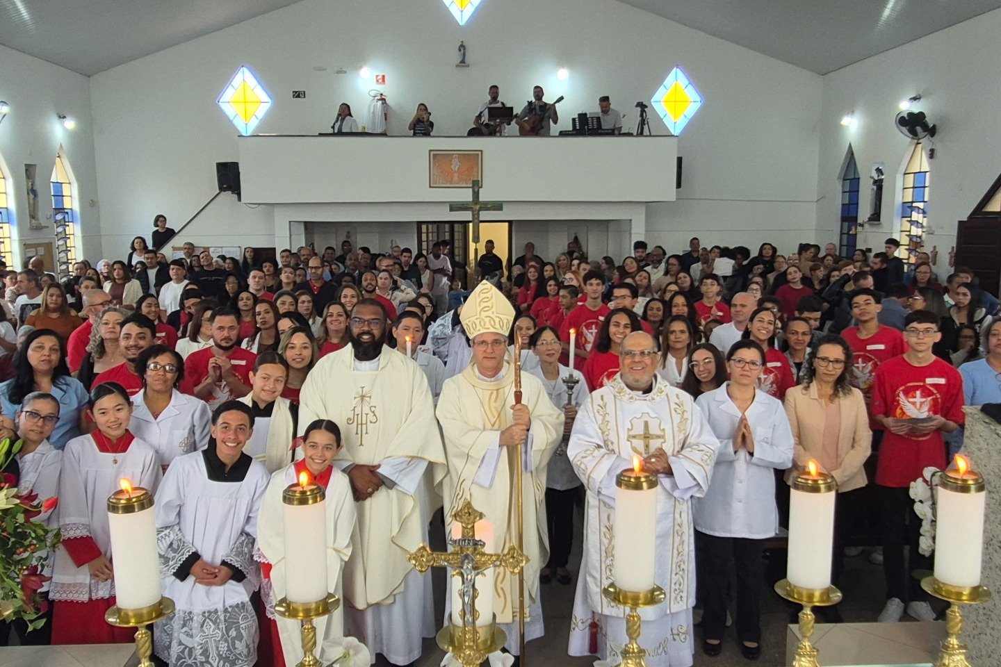 Dom Márcio Antonio preside missas com Crismas e festas de padroeiros na Região Santana - Jornal O São Paulo