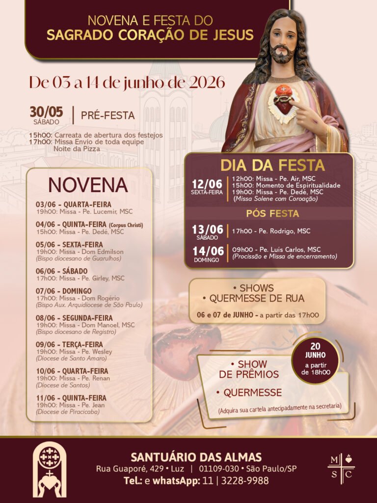Na Sé, atividades com o Apostolado da Oração, homenagem a sacerdote e festa em paróquias são os destaques - Jornal O São Paulo
