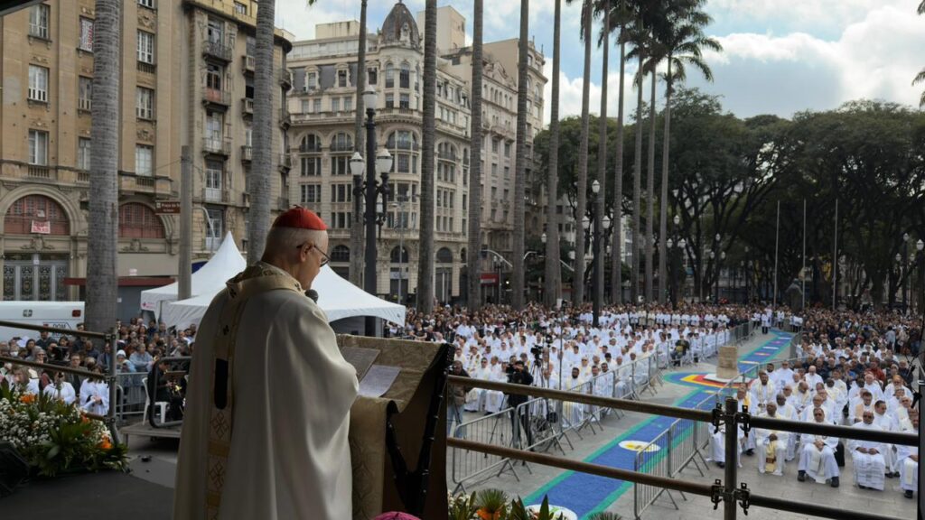 ‘A Eucaristia celebrada requer de nós a participação na Igreja em comunhão’, diz Dom Odilo em Corpus Christi - Jornal O São Paulo