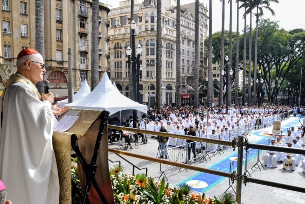 Na Solenidade de Corpus Christi, Dom Odilo recorda a centralidade da Eucaristia na vida da Igreja  - Jornal O São Paulo