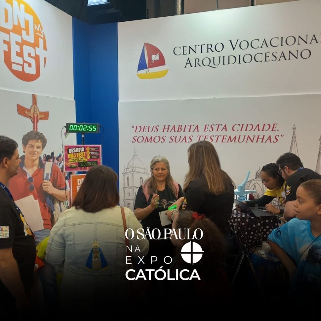 Vocação e juventude em destaque no estande da Arquidiocese