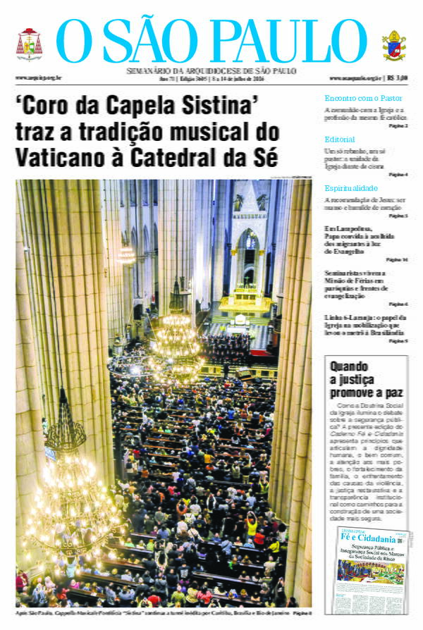 08 de julho de 2026 - Jornal O São Paulo