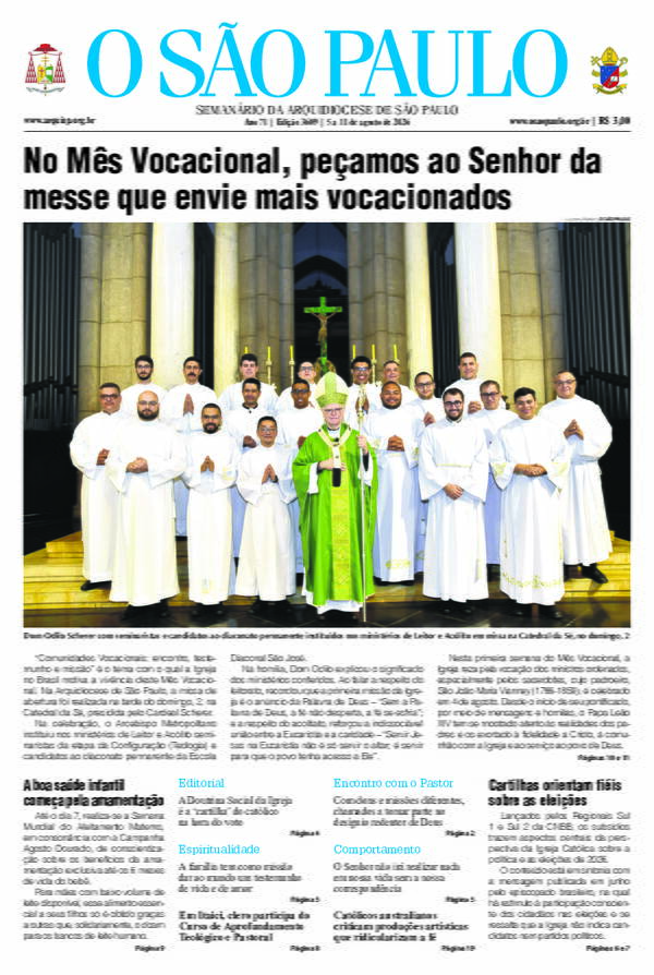 05 de agosto de 2026 - Jornal O São Paulo