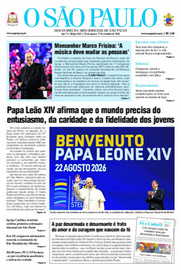 26 de agosto de 2026 - Jornal O São Paulo