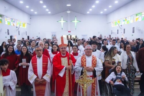 No Mandaqui, Dom Márcio faz visita pastoral à Paróquia Santa Cruz - Jornal O São Paulo