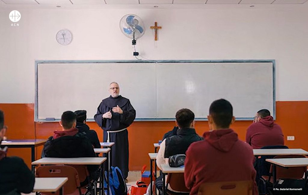 Escola Católica em Gaza reabre após quase três anos de guerra - Jornal O São Paulo