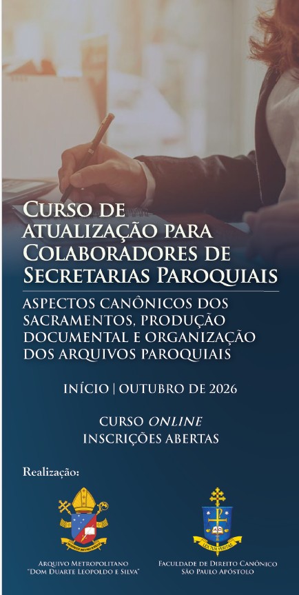 Curso de atualização para colaboradores de secretarias paroquiais é oferecida pela Faculdade de Direito Canônico - Jornal O São Paulo