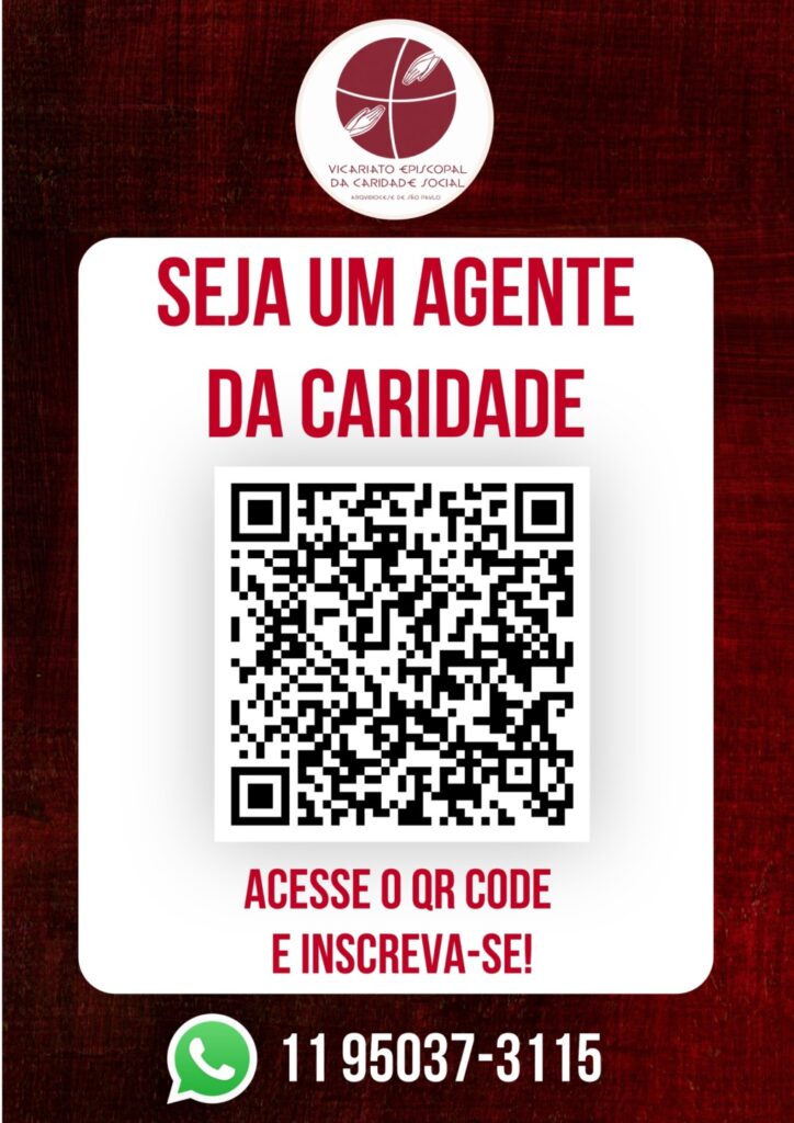 Vicariato lança o cadastro oficial dos agentes da caridade missionária