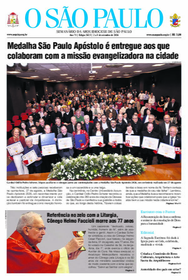 02 de setembro de 2026 - Jornal O São Paulo