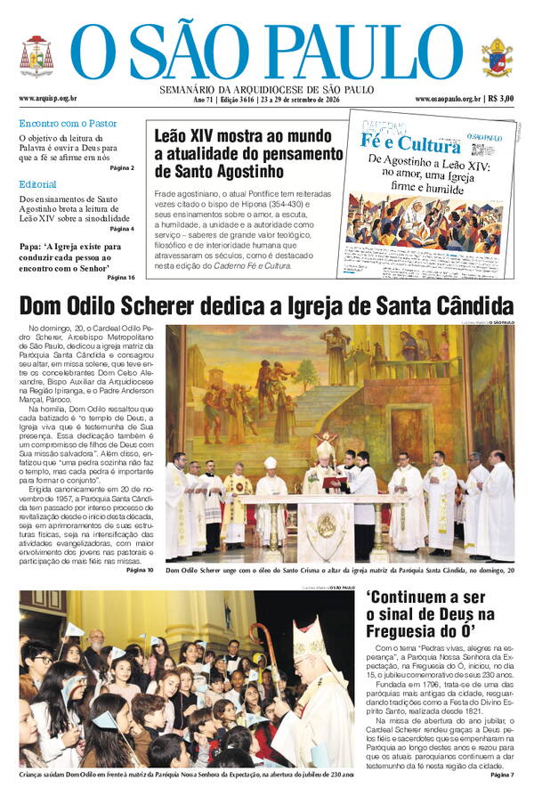 23 de setembro de 2026 - Jornal O São Paulo
