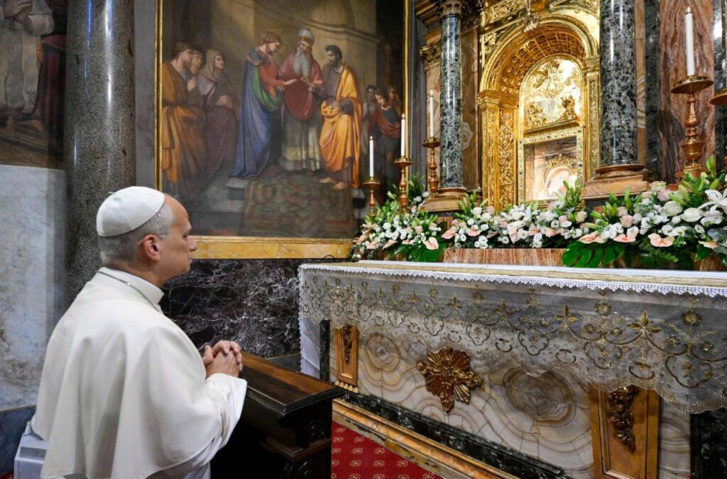 Papa Leão XIV vai ao encontro de Maria em Genazzano - Jornal O São Paulo