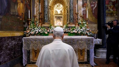 Leão XIV em Genazzano: deixemos a paz crescer em nós