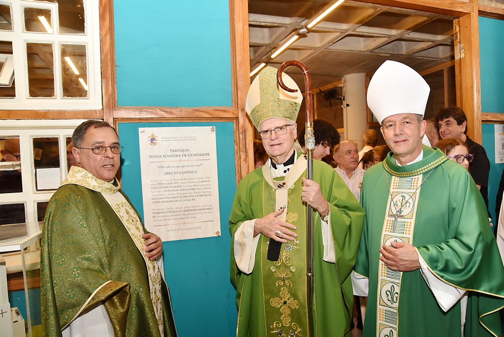 Na Chácara Klabin, Dom Odilo Pedro Scherer cria a Paróquia Nossa Senhora de Guadalupe - Jornal O São Paulo